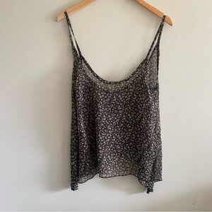 Brandy Melville Floral Tank Top
